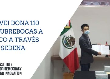 Huawei dona 110 mil cubrebocas a México a través de la SEDENA